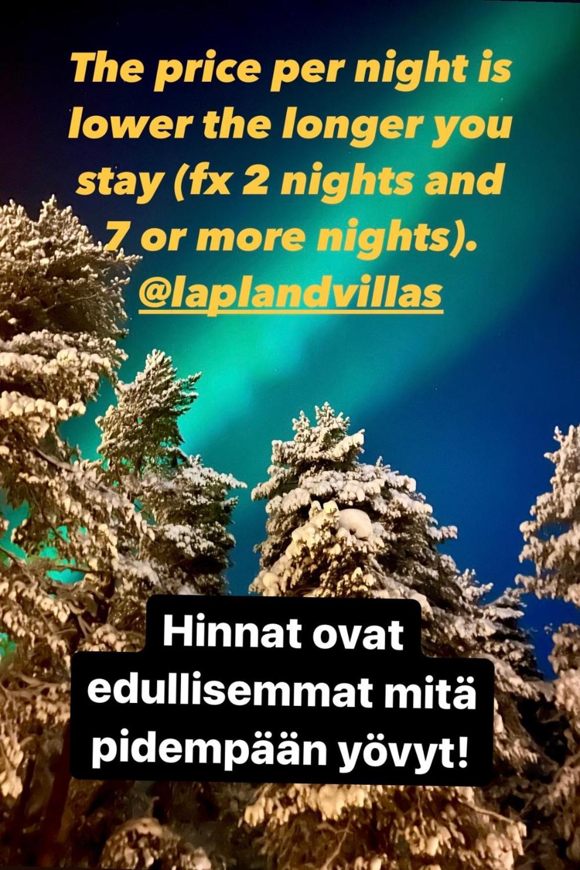 Villa Saarua By The Slopes Ski In, Family & Bike Park, Hike Trails, National Park, Wifi - Lapland Villas 鲁卡 外观 照片
